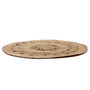 Voir la diapositive 4 : The Home Deco Factory Tapis rond jute ajouré 90 cm