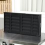 Voir la diapositive 4 : OUTSUNNY Barbecue à charbon de bois pliable portable dim. 74L x 30l x 37H cm avec grille acier noir