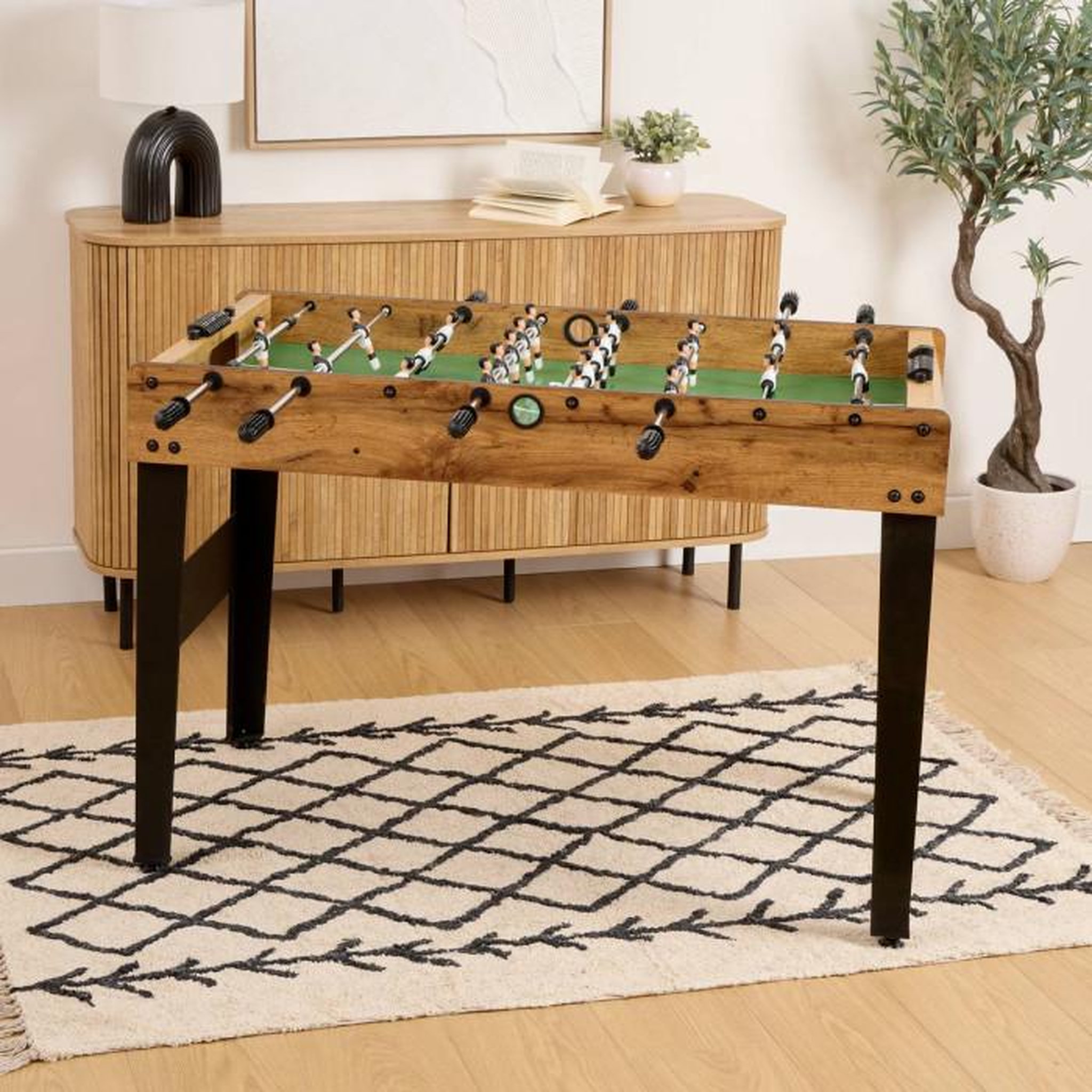 Voir la diapositive 3 : ATMOSPHERA Babyfoot Compact  Willy  115cm Naturel