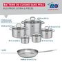 Voir la diapositive 2 : ELO Ensemble de 1 Poêle de cuisson 24 cm et 5 faitouts 12, 14, 16, 20 et 26 cm Elo Profi Citrin