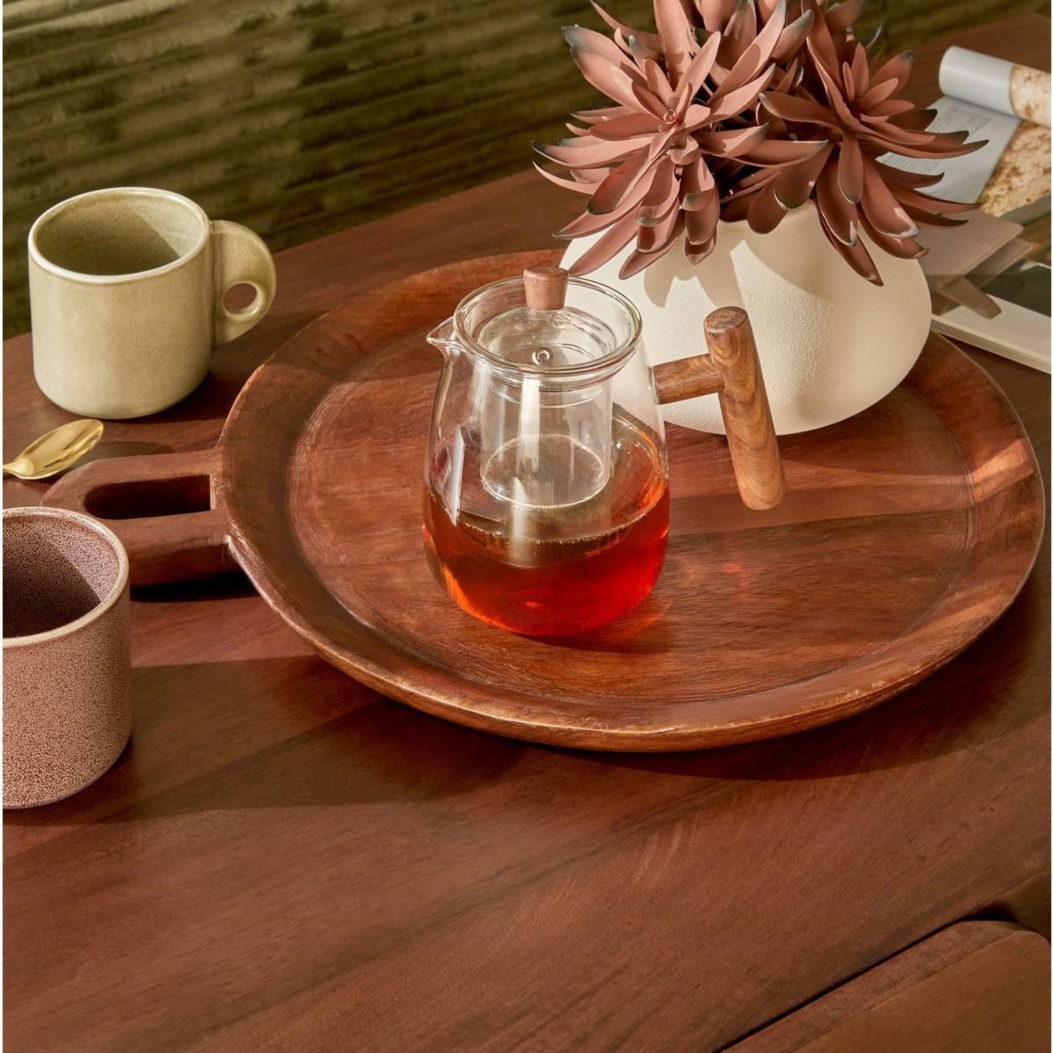 Voir la diapositive 6 : SECRET DE GOURMET Théière en verre  kama  80cl transparent