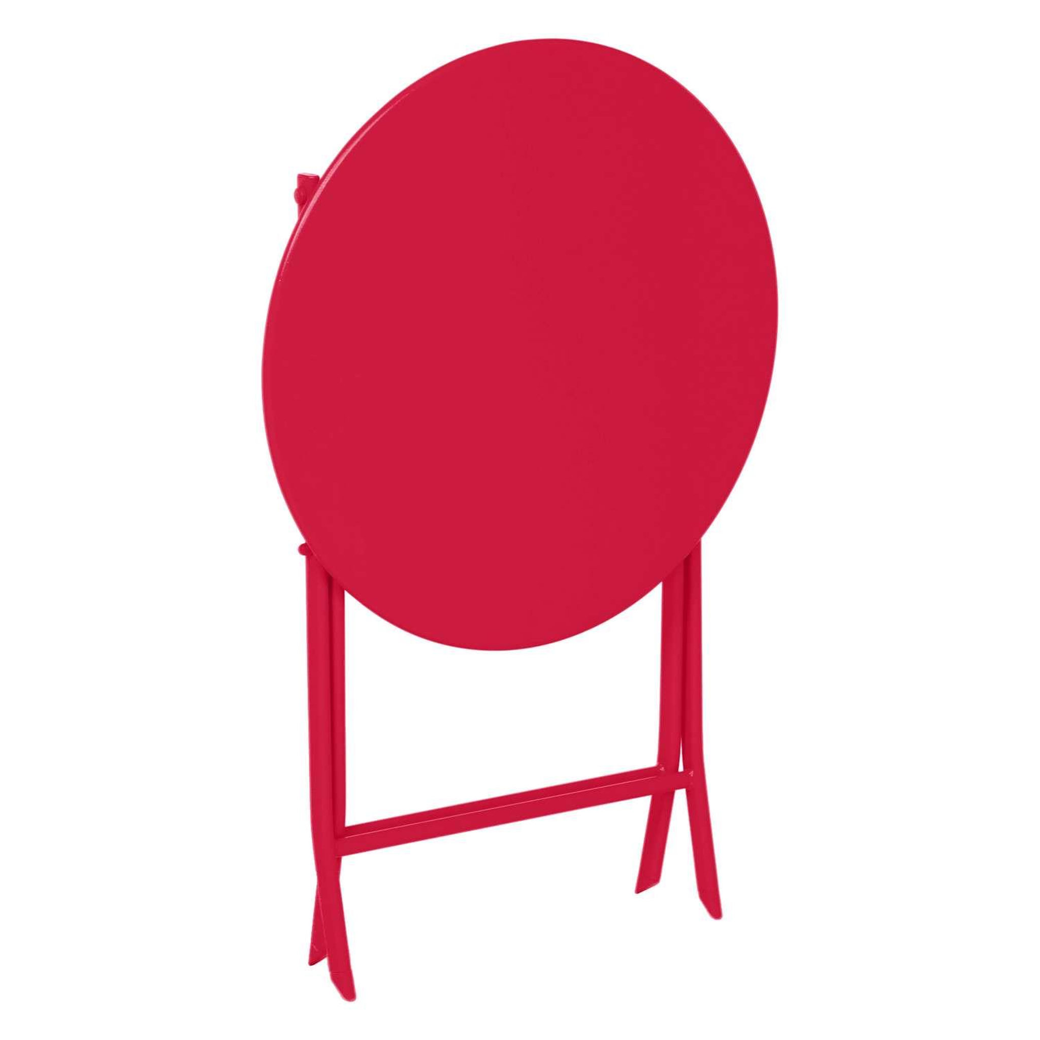 Voir la diapositive 3 : HESPERIDE Table de jardin pliante ronde greensboro - 2 places