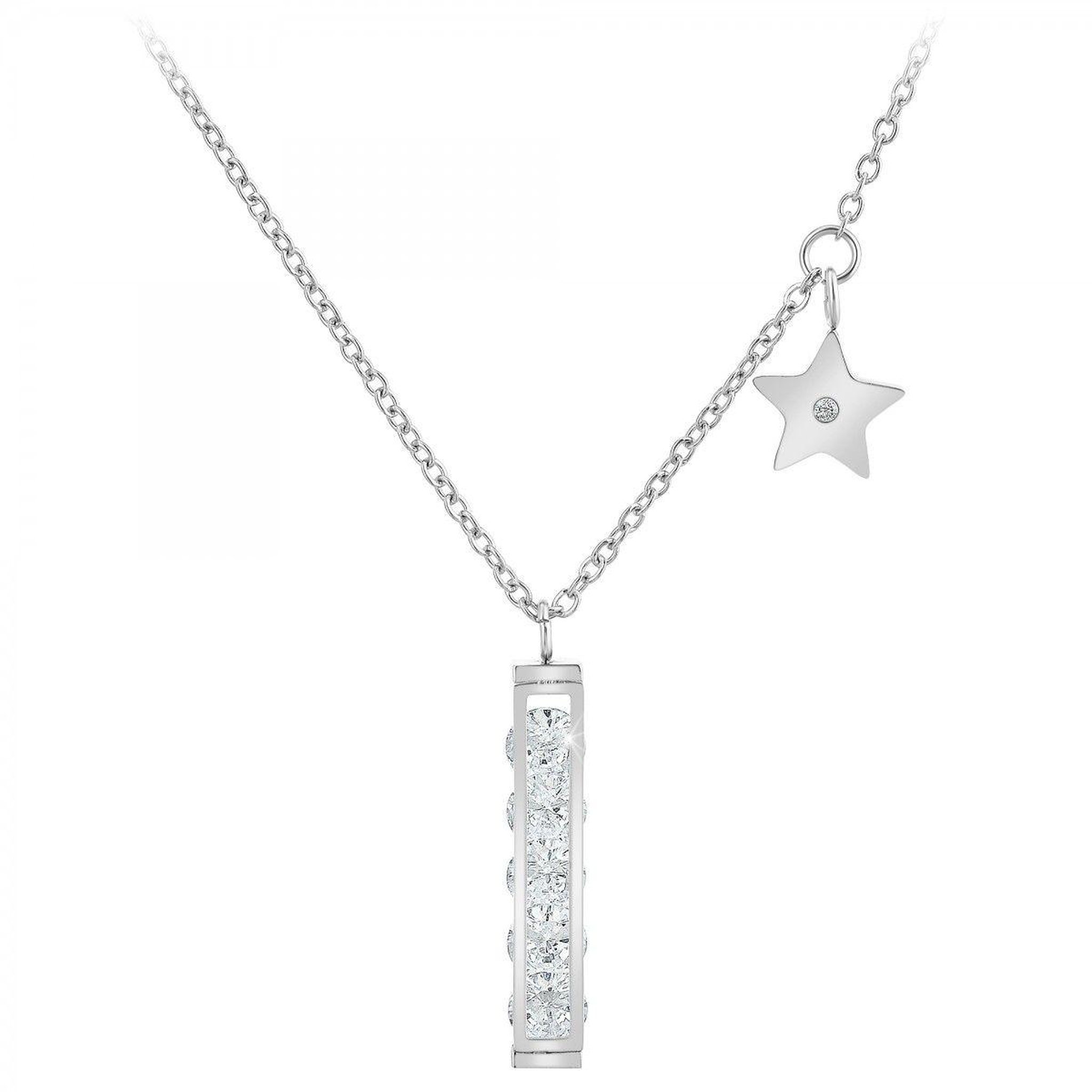 SC CRYSTAL Collier par SC Crystal orné d'un véritable diamant blanc