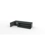 Voir la diapositive 3 : Meuble TV 150cm 2 portes 1 niche TECHNO