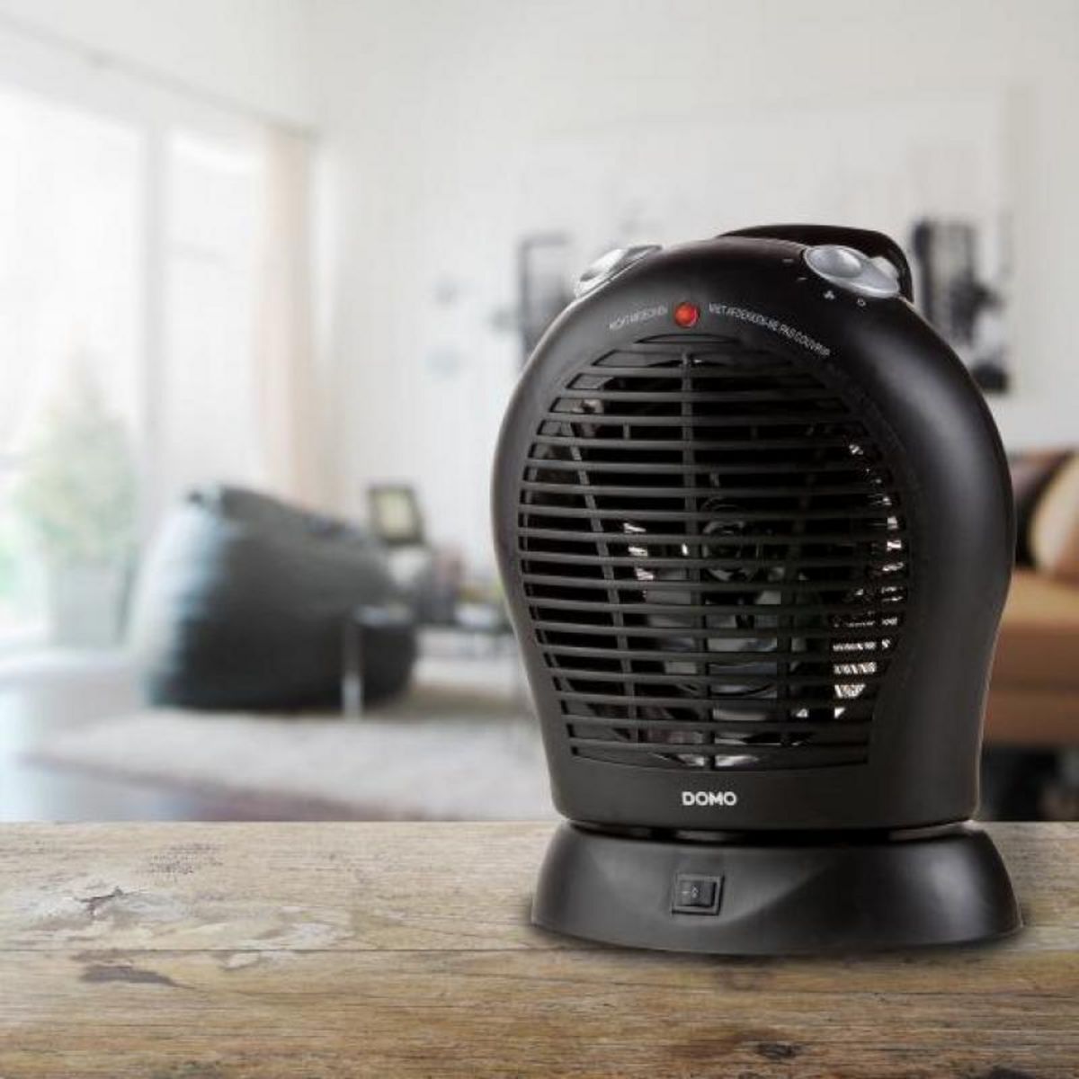 Domo Domo Fan Heater black Schwarz (DO7324F)