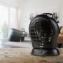 Voir la diapositive 2 : Domo Domo Fan Heater black Schwarz (DO7324F)