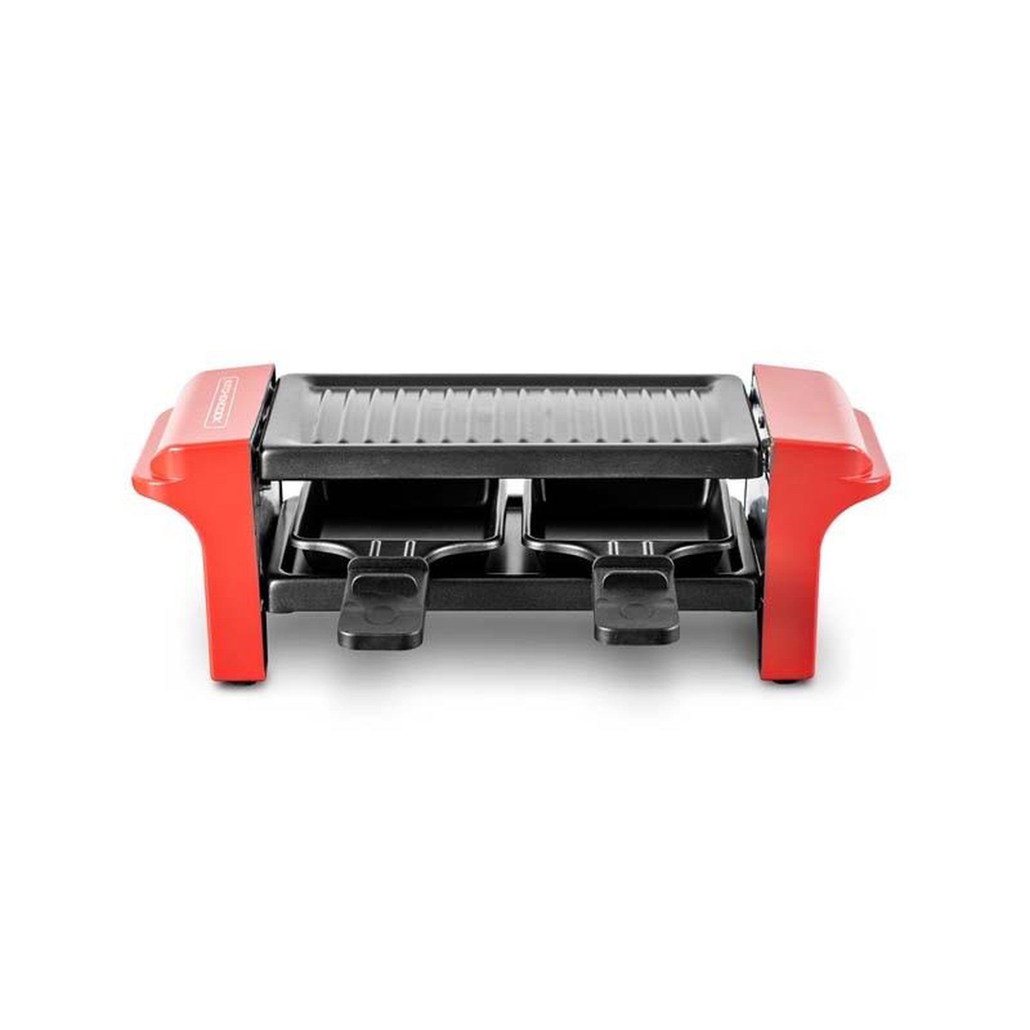 Voir la diapositive 4 : KITCHENCOOK Machine à Raclette Grill 2 Personnes – Rc Rigi Red Kitchencook