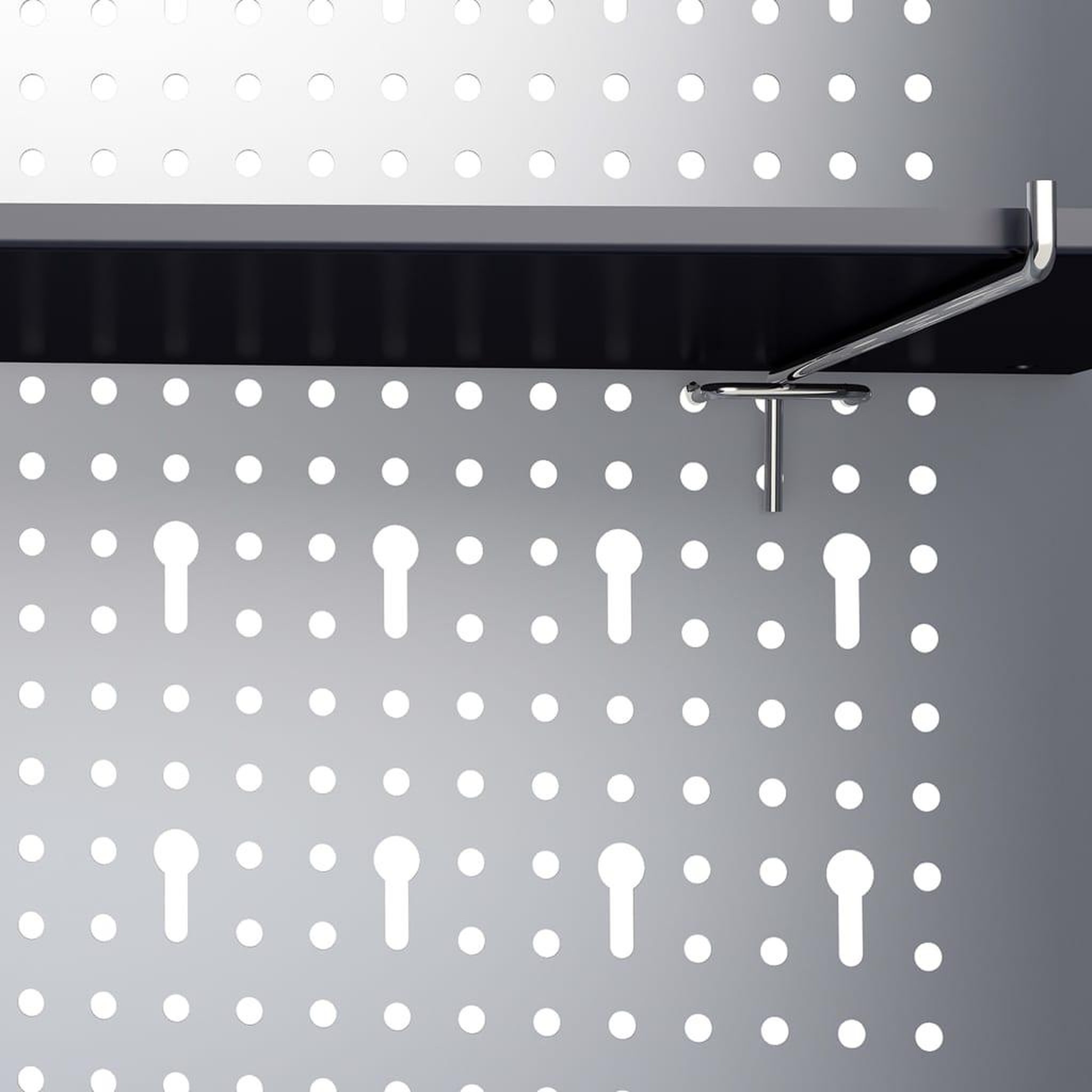 Voir la diapositive 5 : VIDAXL Armoire a outils murale Style Industriel Metal Gris et noir