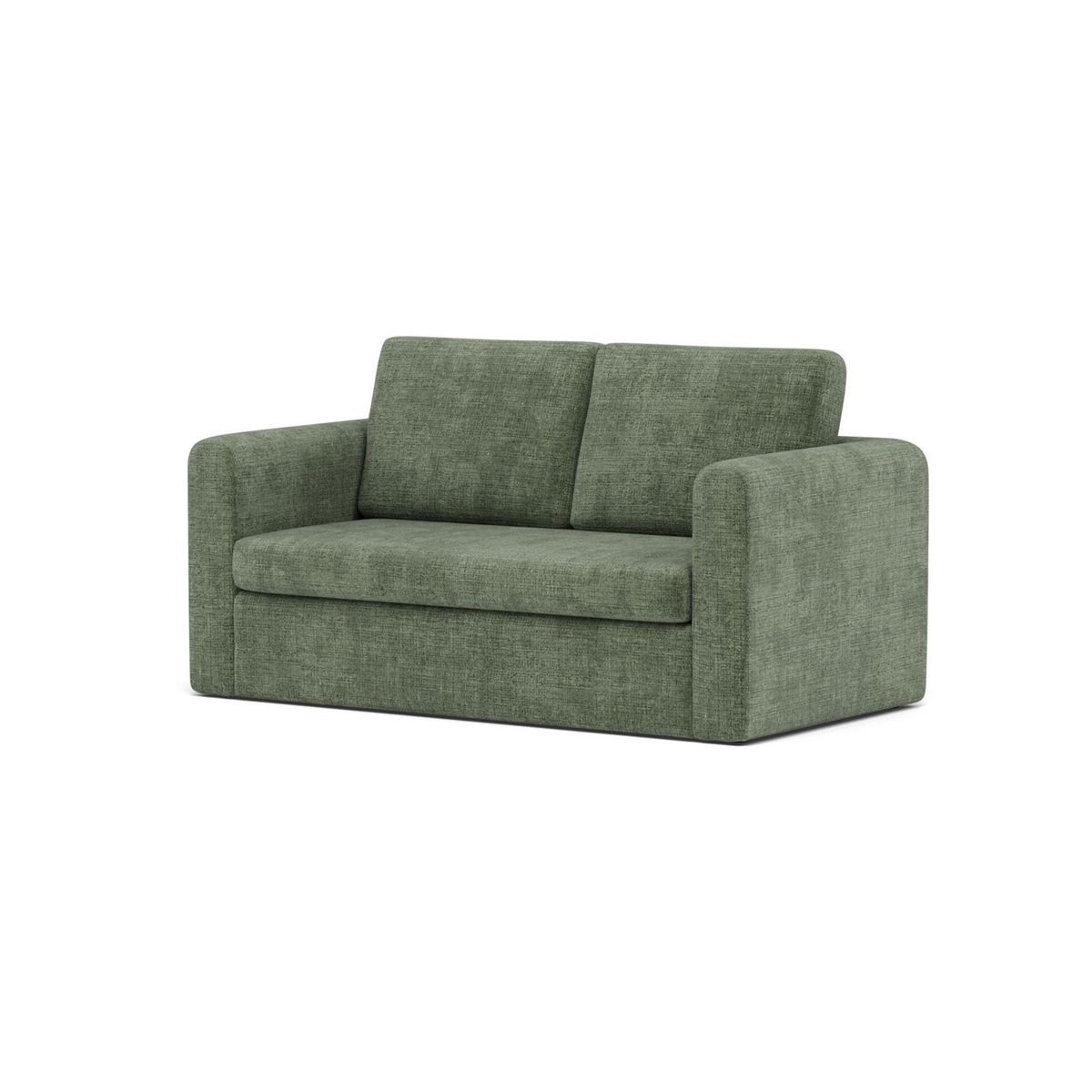 BEST MOBILIER Marilia - canapé 2 places convertible déplimousse en velours texturé