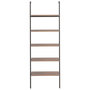 Voir la diapositive 3 : VIDAXL Etagere inclinee a 5 niveaux Marron fonce et noir 64x35x185 cm