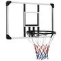Voir la diapositive 2 : VIDAXL Panneau de basket-ball Transparent 90x60x2,5 cm Polycarbonate