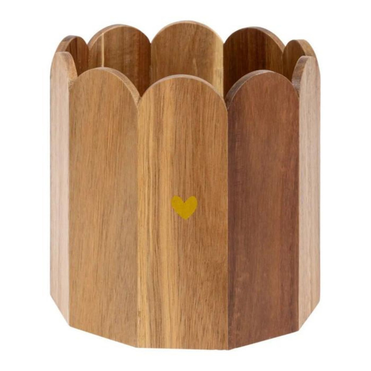 ATMOSPHERA Cache-Pot Design Pétales  The Floral  18cm Marron