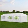 Voir la diapositive 1 : VIDAXL Tente de reception 3x9 m Blanc