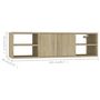 Voir la diapositive 6 : VIDAXL Etagere murale Chene sonoma 102x30x29 cm Bois d'ingenierie
