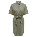JACQUELINE DE YONG Robe Kaki Femme JDY Sally. Coloris disponibles : Vert