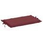 Voir la diapositive 5 : VIDAXL Coussin de chaise longue rouge bordeaux melange 186x58x3 cm
