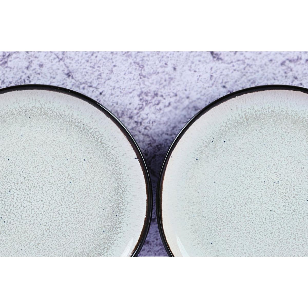 BJORN Assiette IRIS Ø16cm - 6 pièces - Blanc ivoire