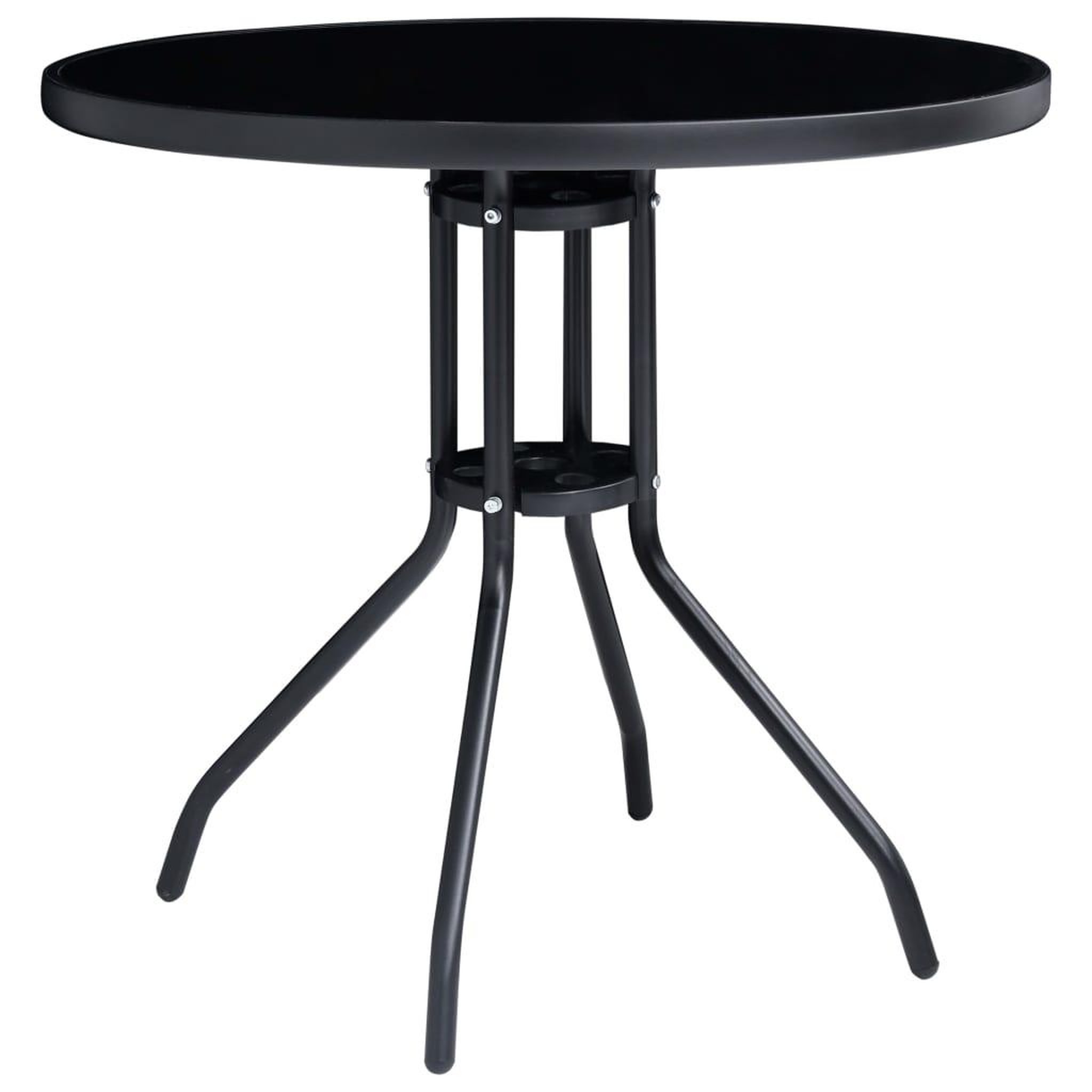 Voir la diapositive 2 : VIDAXL Ensemble de bistro 5 pcs noir et anthracite