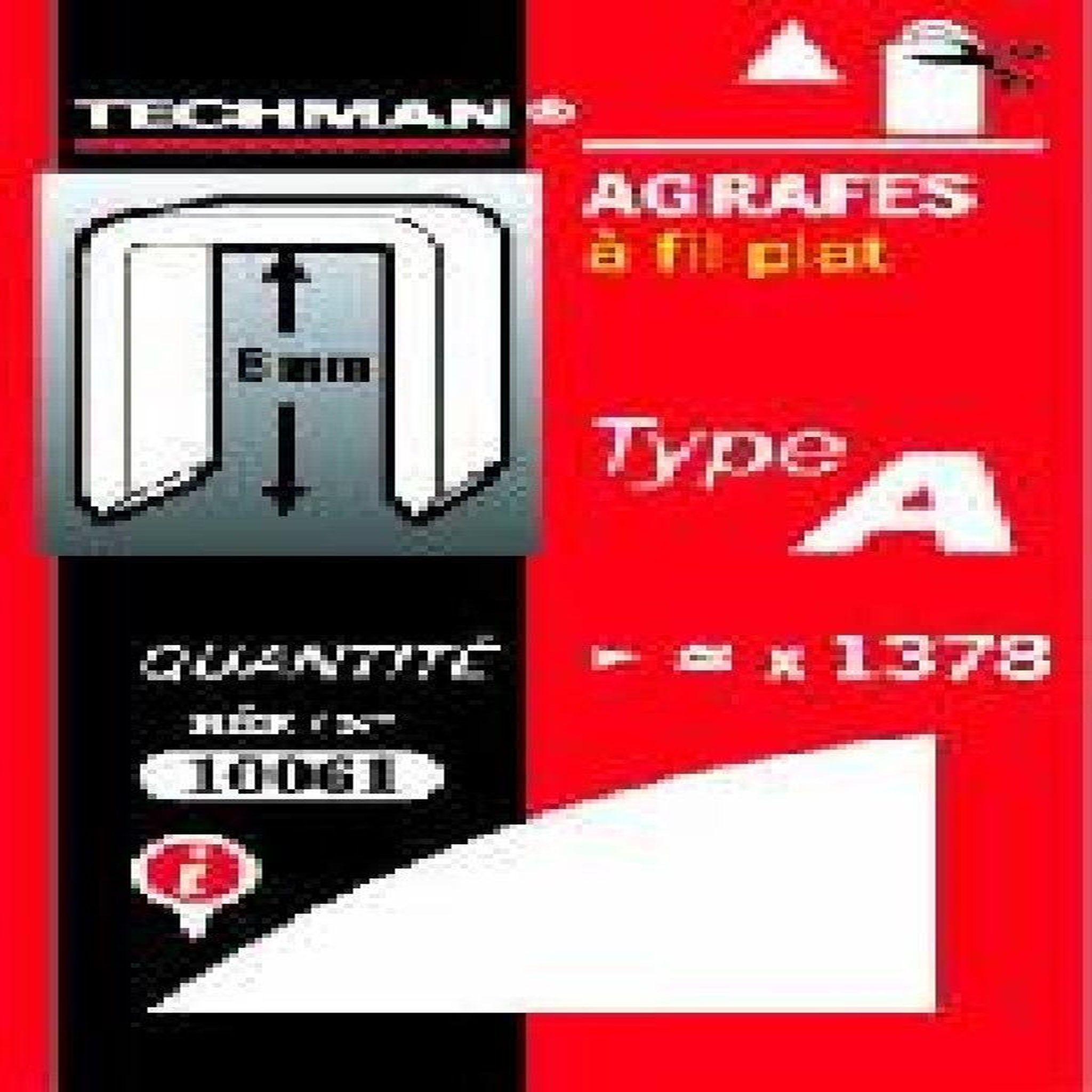 TECHMAN Agrafes 14 mm - type A