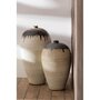 Voir la diapositive 2 : Paris Prix Vase Design en Céramique  Peinture  56cm Beige