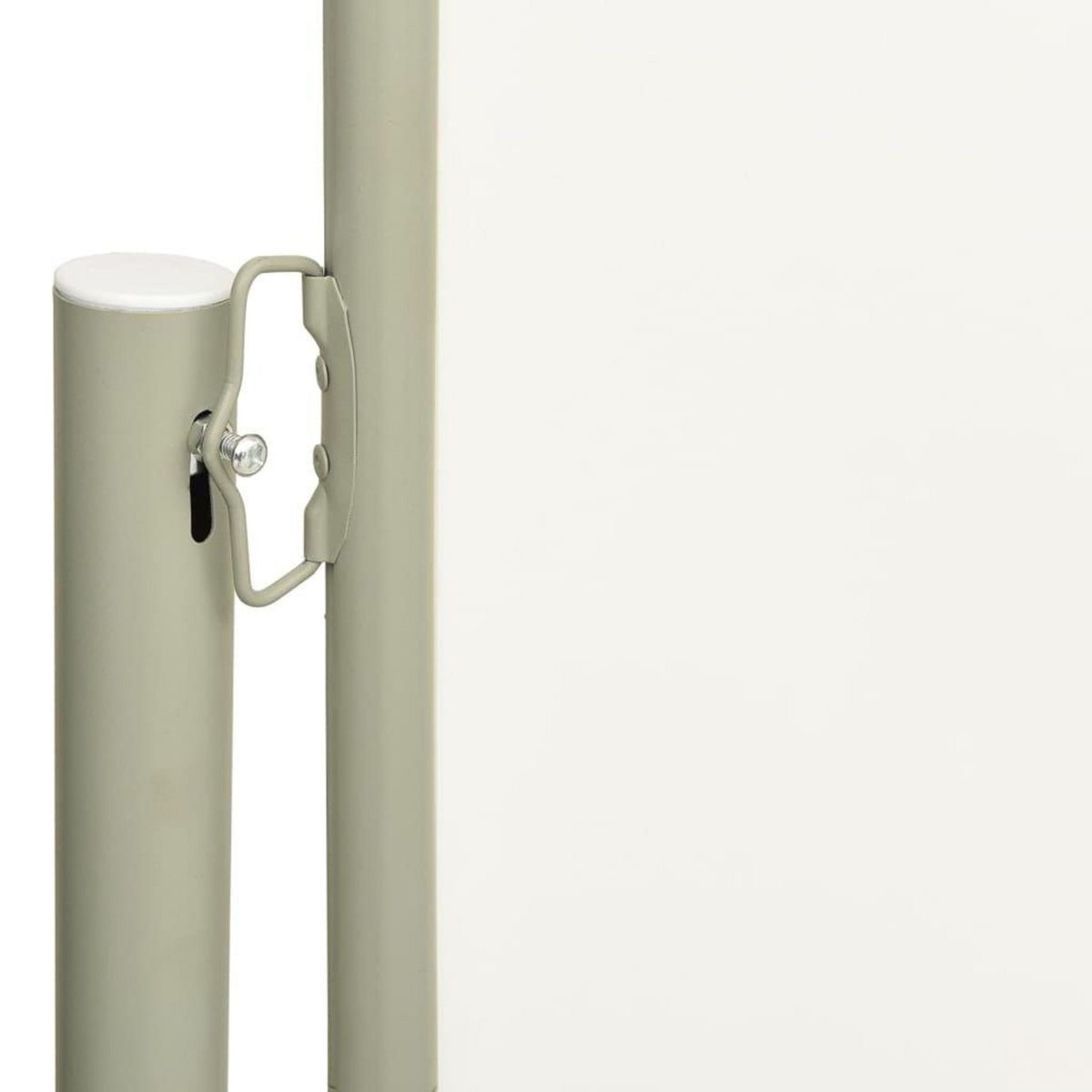 VIDAXL Auvent lateral retractable de patio 140x300 cm Creme