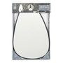 Voir la diapositive 4 : Paris Prix Miroir Avec Lanière  Chicago  60cm Noir