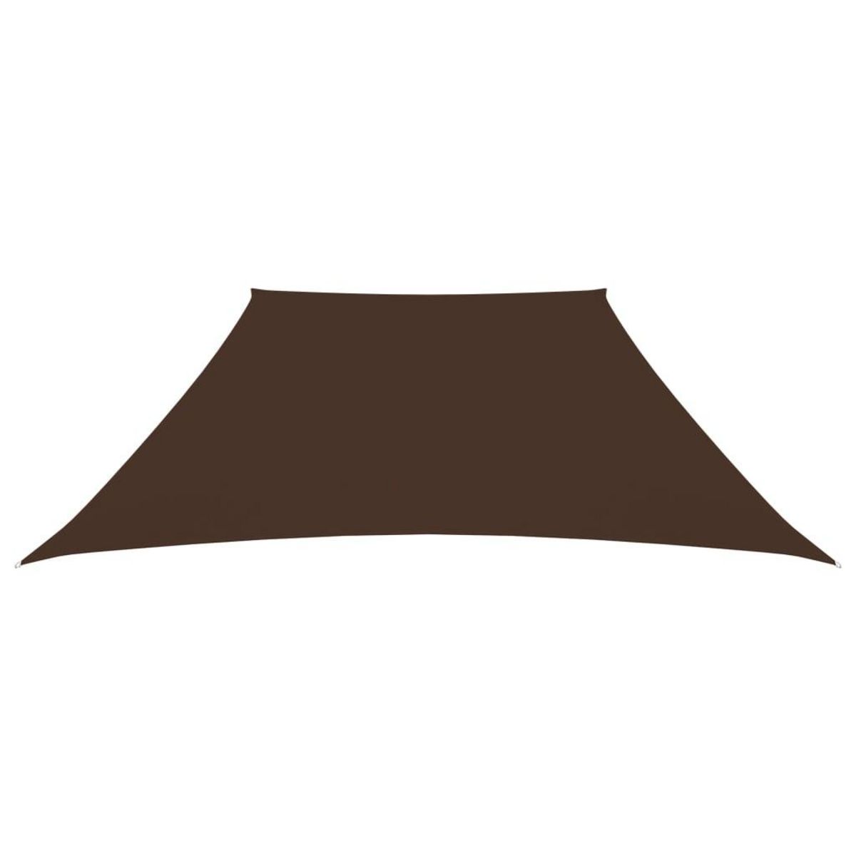VIDAXL Voile de parasol Tissu Oxford trapeze 3/4x3 m Marron