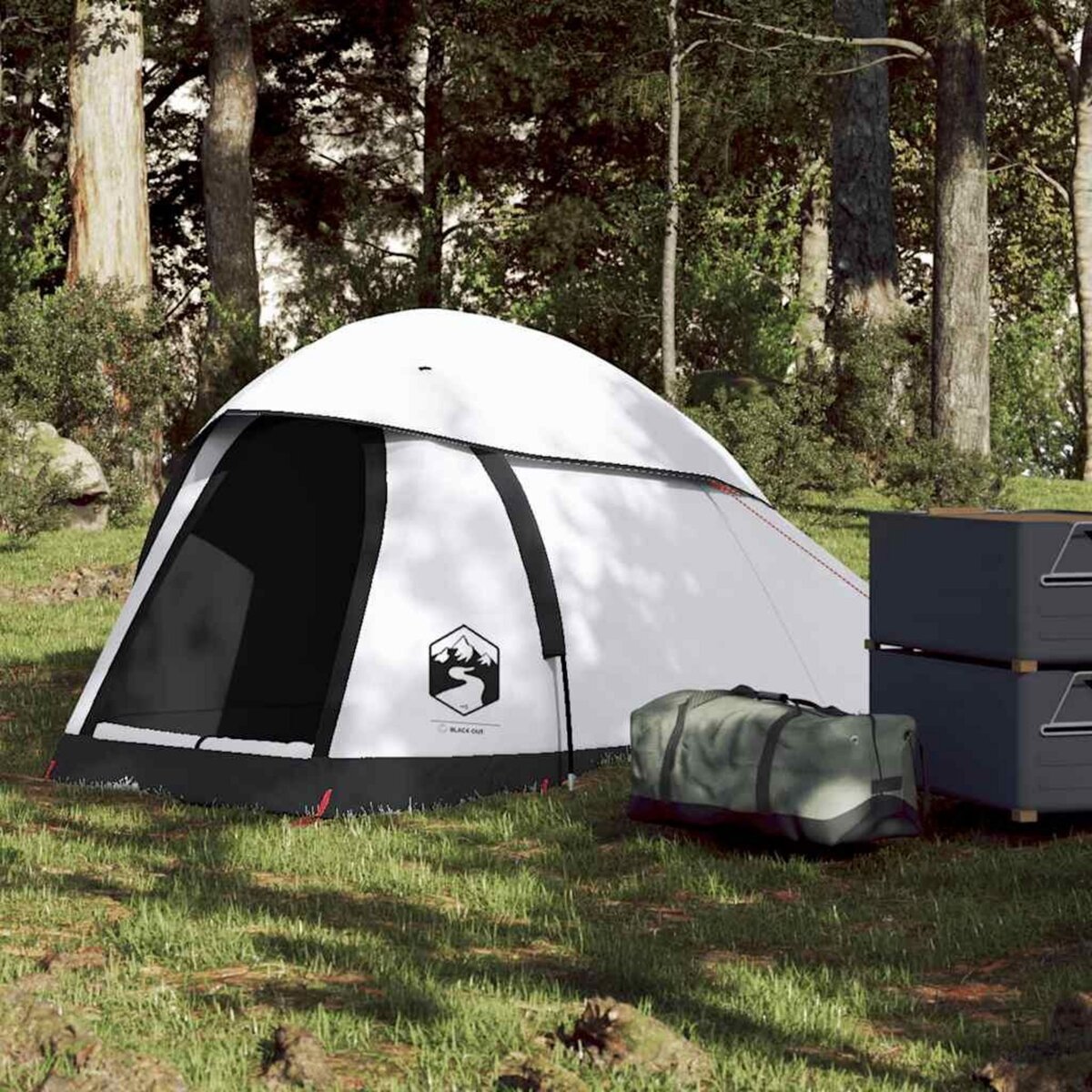 VIDAXL Tente de camping a dome 1 personne tissu occultant impermeable