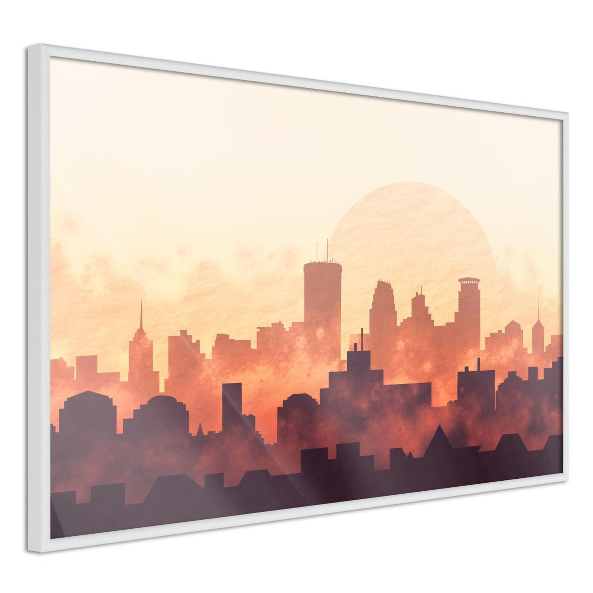Paris Prix Affiche murale encadrée  melancholy of sunset