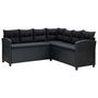 Voir la diapositive 4 : VIDAXL Salon de jardin 6 pcs avec coussins resine tressee noir