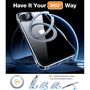 Voir la diapositive 3 : TORRAS Coque intégrale iPhone 15 MagSafe + support rotatif
