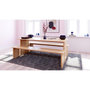 Voir la diapositive 6 : Paris Prix Banc Design en Bois  Stripe  150cm Naturel