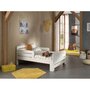 Voir la diapositive 2 : Paris Prix Pack - Lit Évolutif & Matelas Enfant  Jumper  90x140cm Blanc