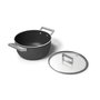 Voir la diapositive 5 : SMEG Faitout noir mat 24cm + couvercle - CSF2412BLM