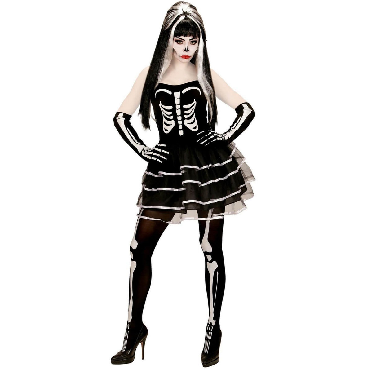 WIDMANN Déguisement squelette - Femme - M - 38/40