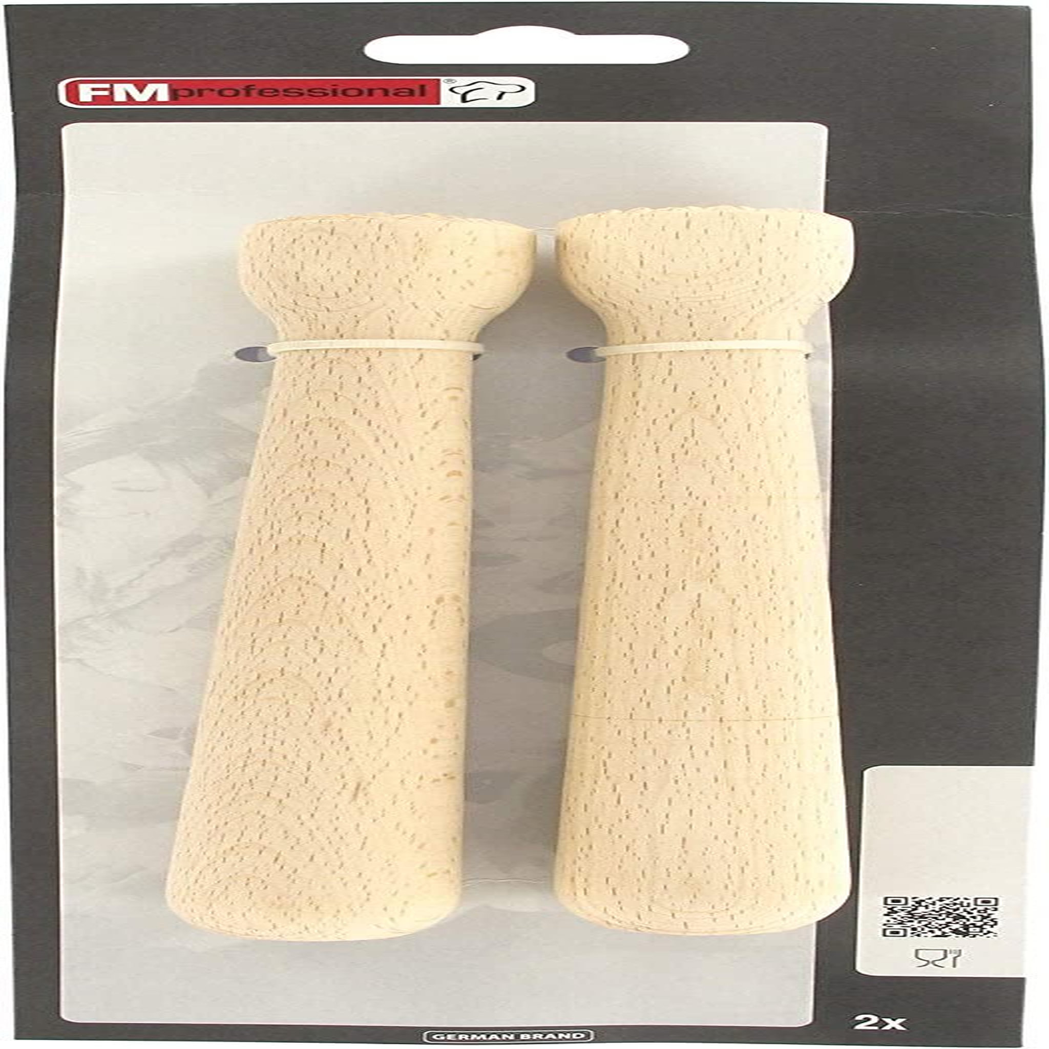 Voir la diapositive 5 : FM PROFESSIONAL Lot de 2 pilons cocktail en bois fm professional