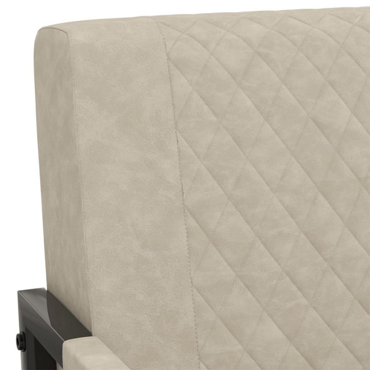 VIDAXL Fauteuil Gris clair Similicuir