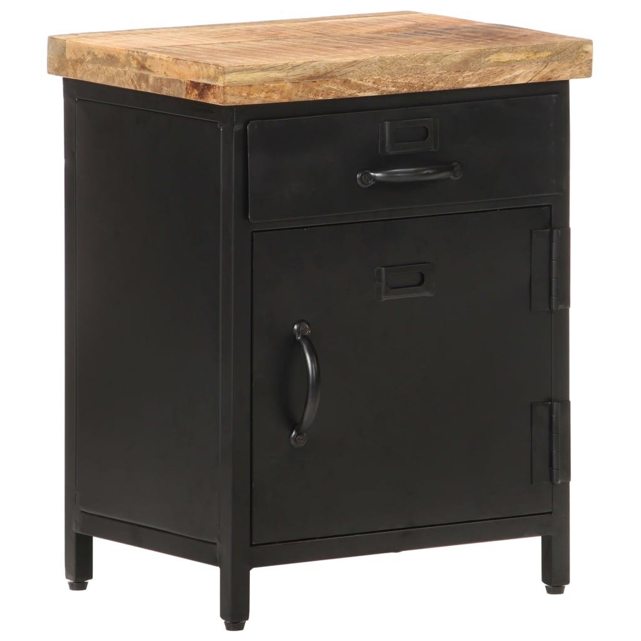 VIDAXL Table de chevet 40x30x52 cm bois de manguier brut