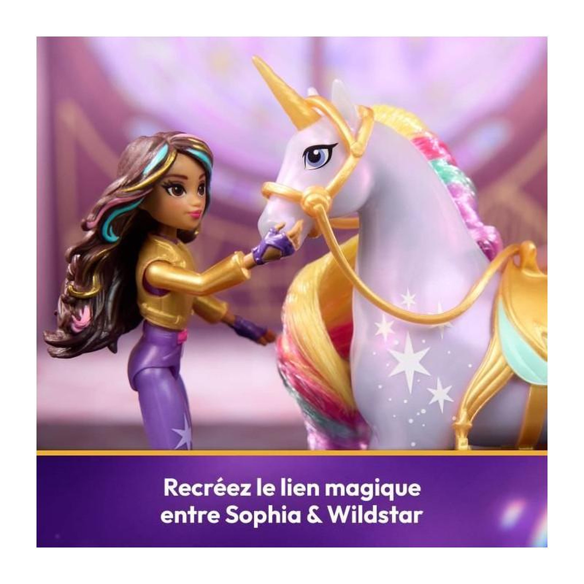 Voir la diapositive 5 : Spin Master SPIN MASTER COFFRET LICORNE ET POUPEE WILDSTAR ET SOPHIA Unicorn Academy