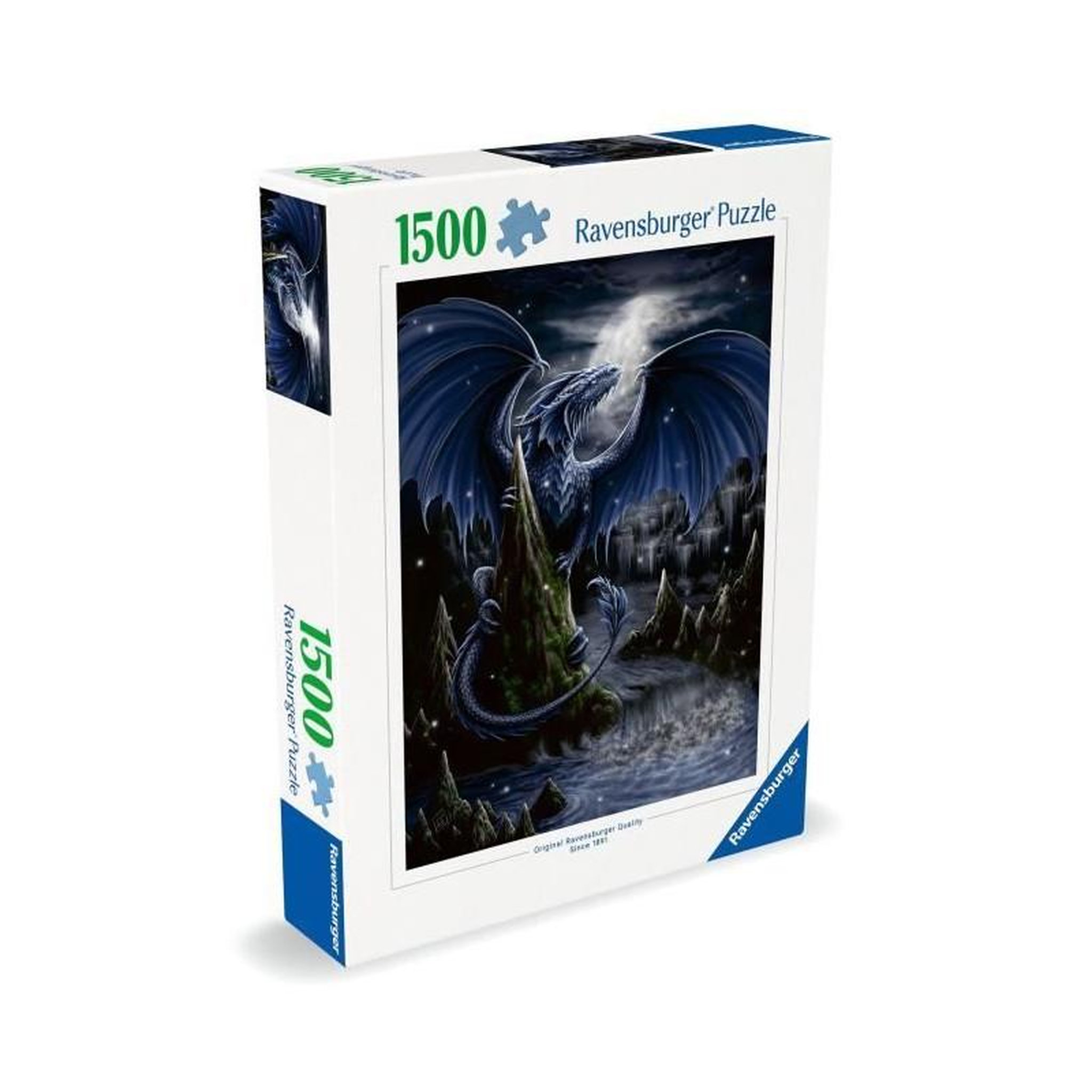 Voir la diapositive 5 : RAVENSBURGER Puzzle 1500 pièces Le Dragon bleu – Ravensburger – Dès 14 ans – Adulte – 80x60 cm