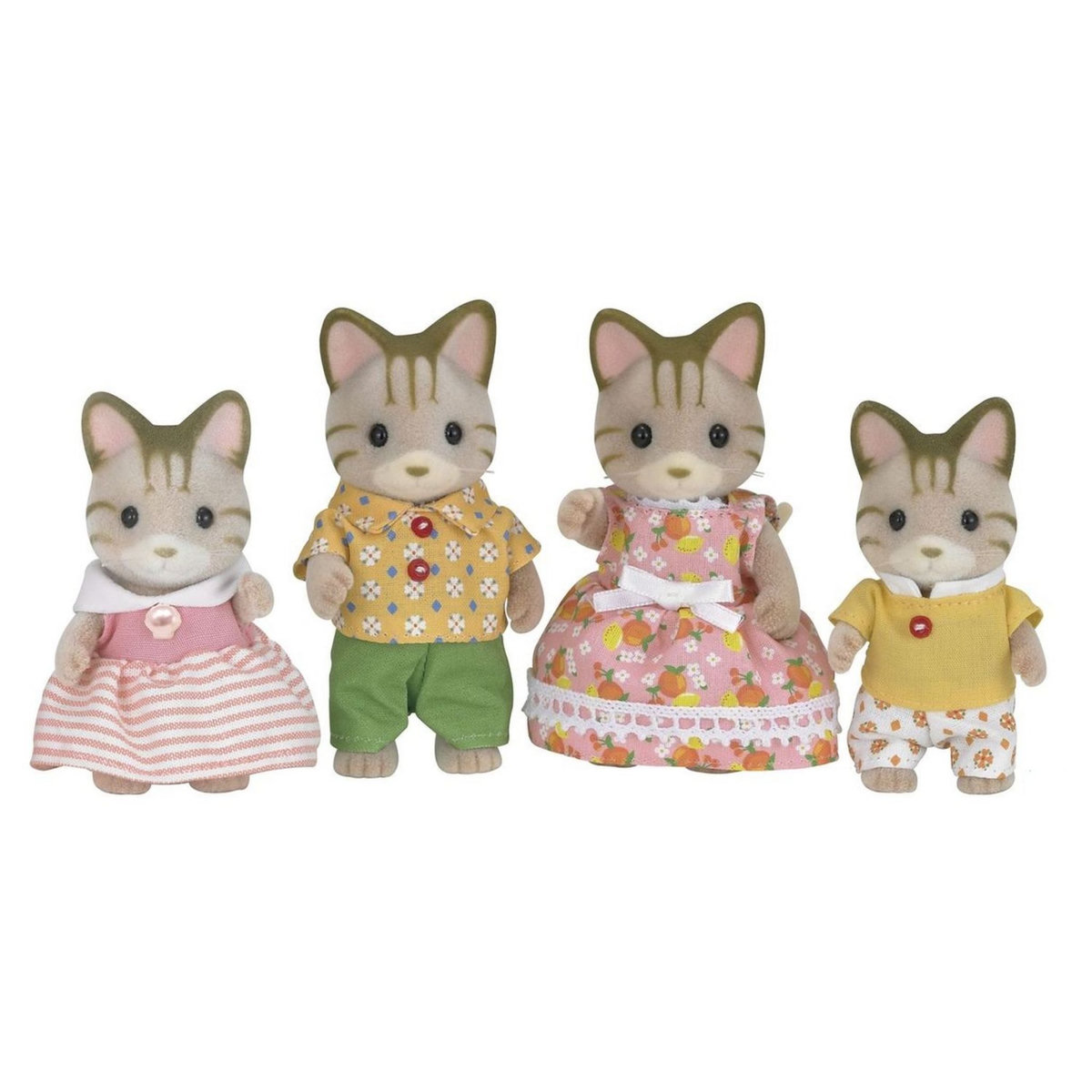 Epoch d'Enfance 5180 - Famille Chat Tigre - Sylvanian Families