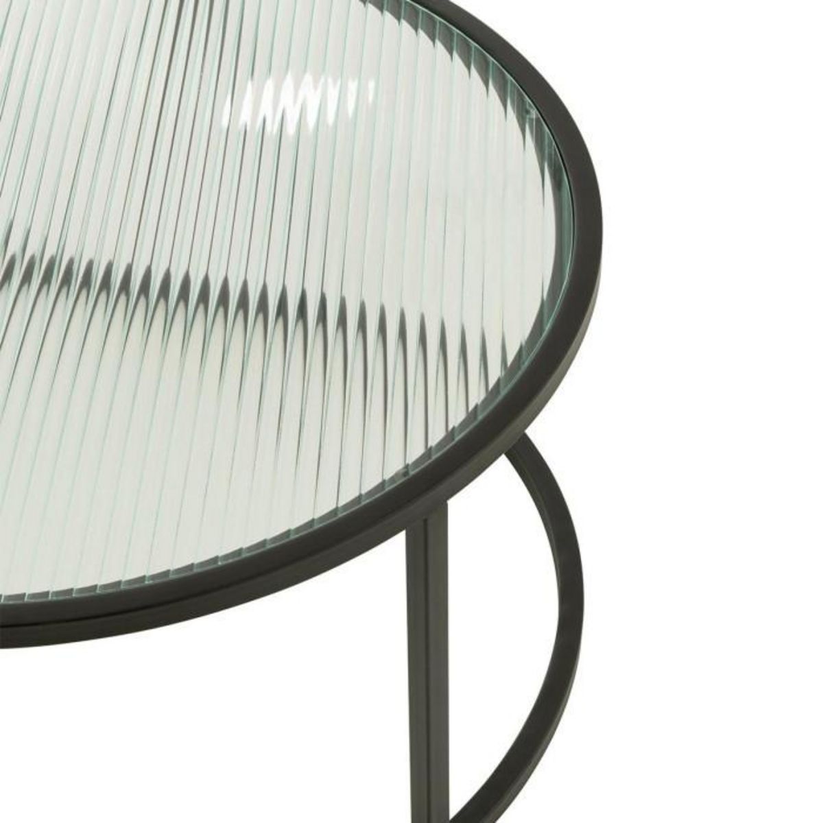 Paris Prix Lot de 2 Tables Basses Design  Alony  89cm Noir