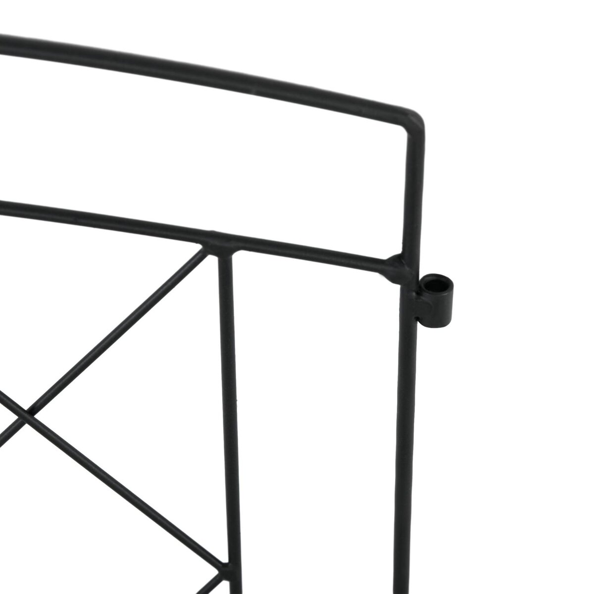 OUTSUNNY Lot de 5 panneaux de clôture de jardin métal noir