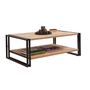 Voir la diapositive 1 : CONCEPT USINE Table basse industrielle rectangle HOLEN