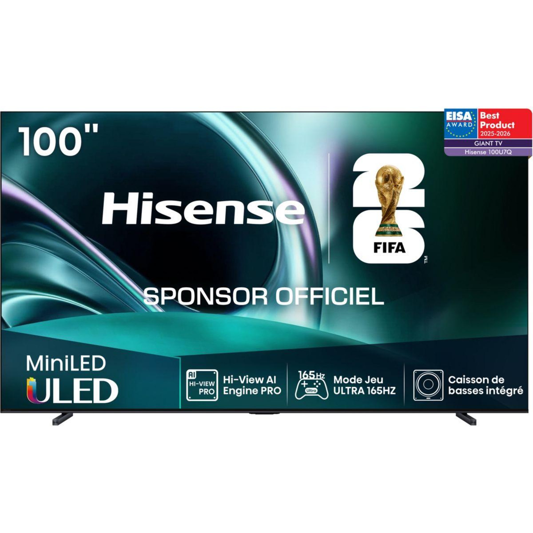 Hisense Tv mini led 100u7q (2025) 100  (254 cm)