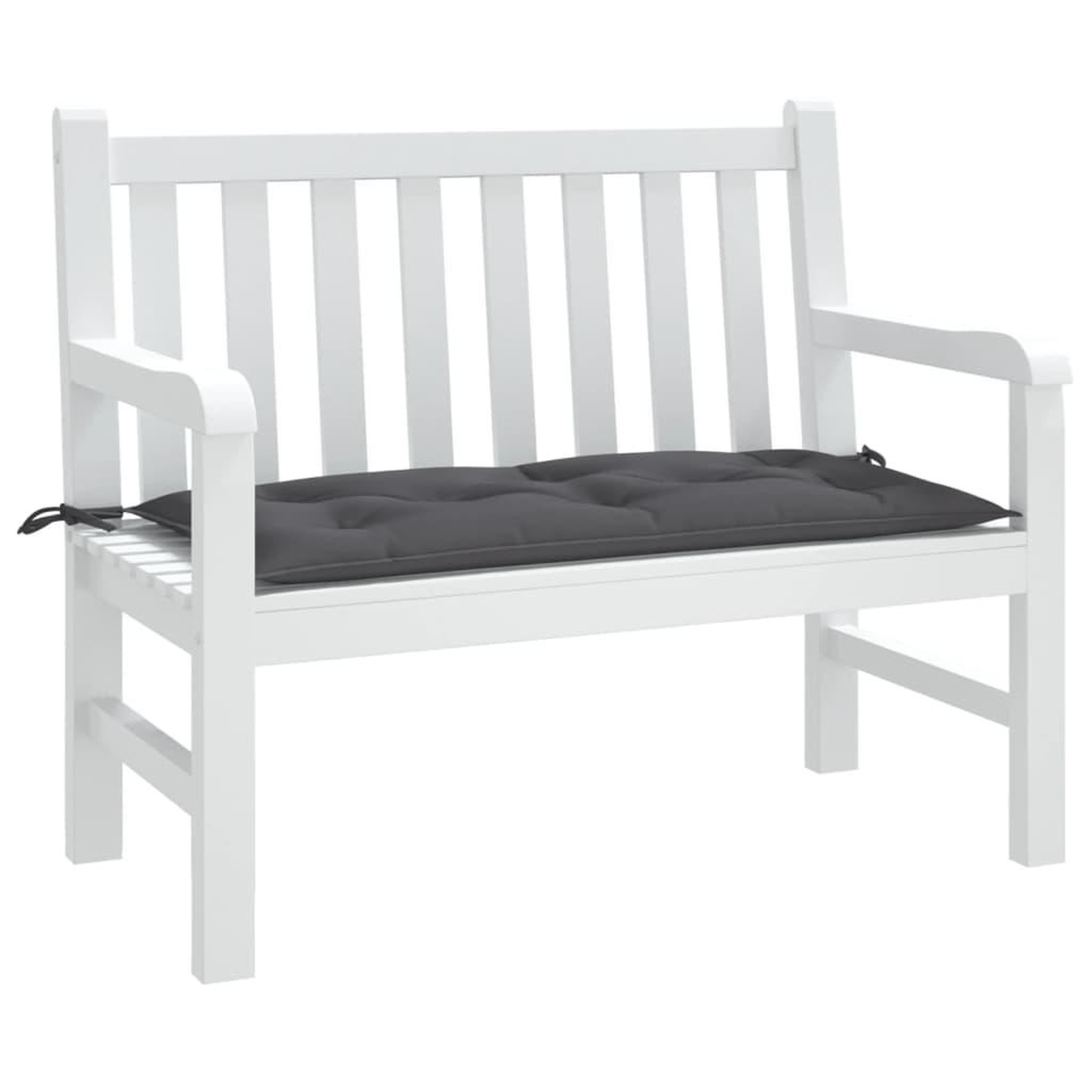 VIDAXL Coussin de banc de jardin anthracite 100x50x7 cm tissu oxford