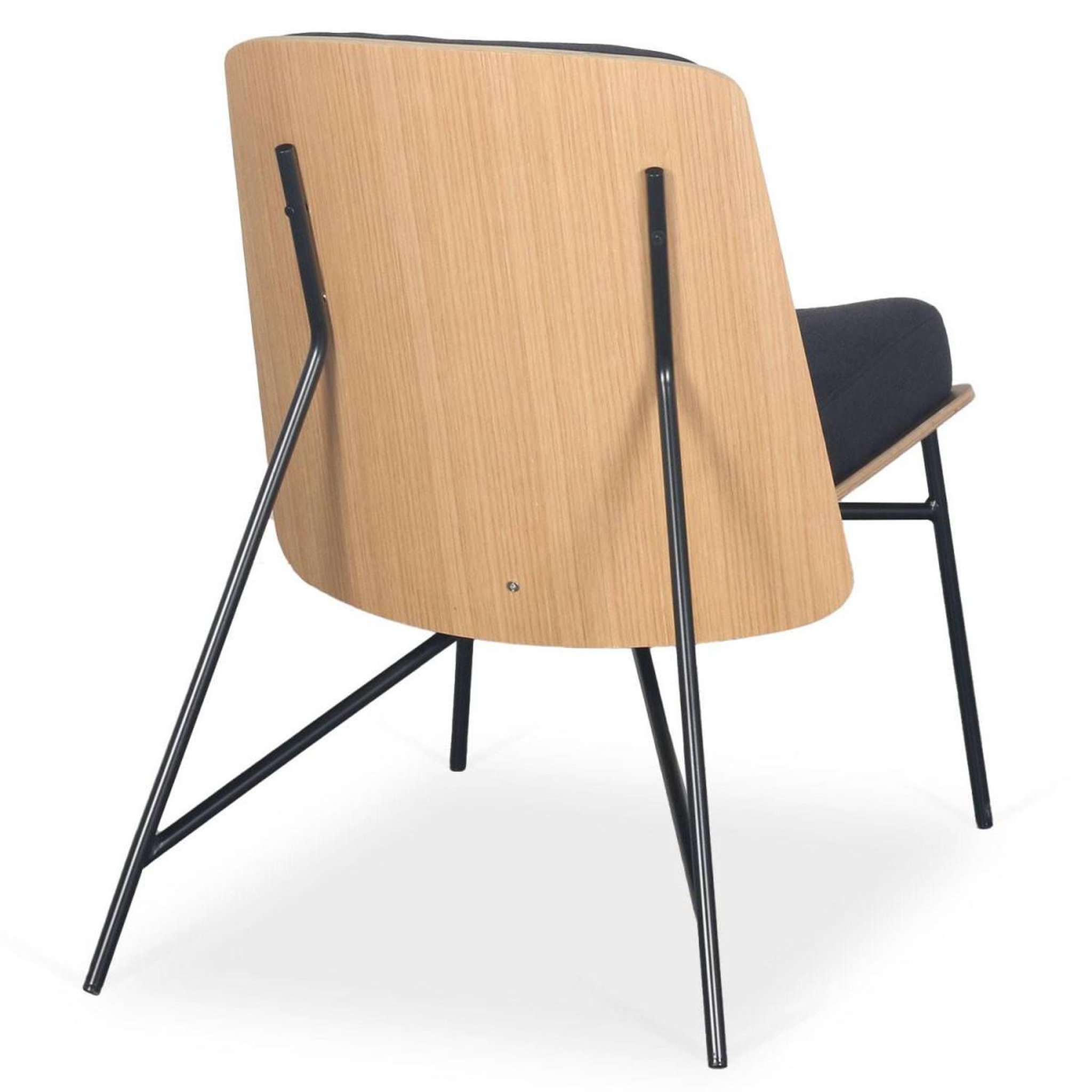 Voir la diapositive 5 : Paris Prix Fauteuil design  vincente  80cm noir