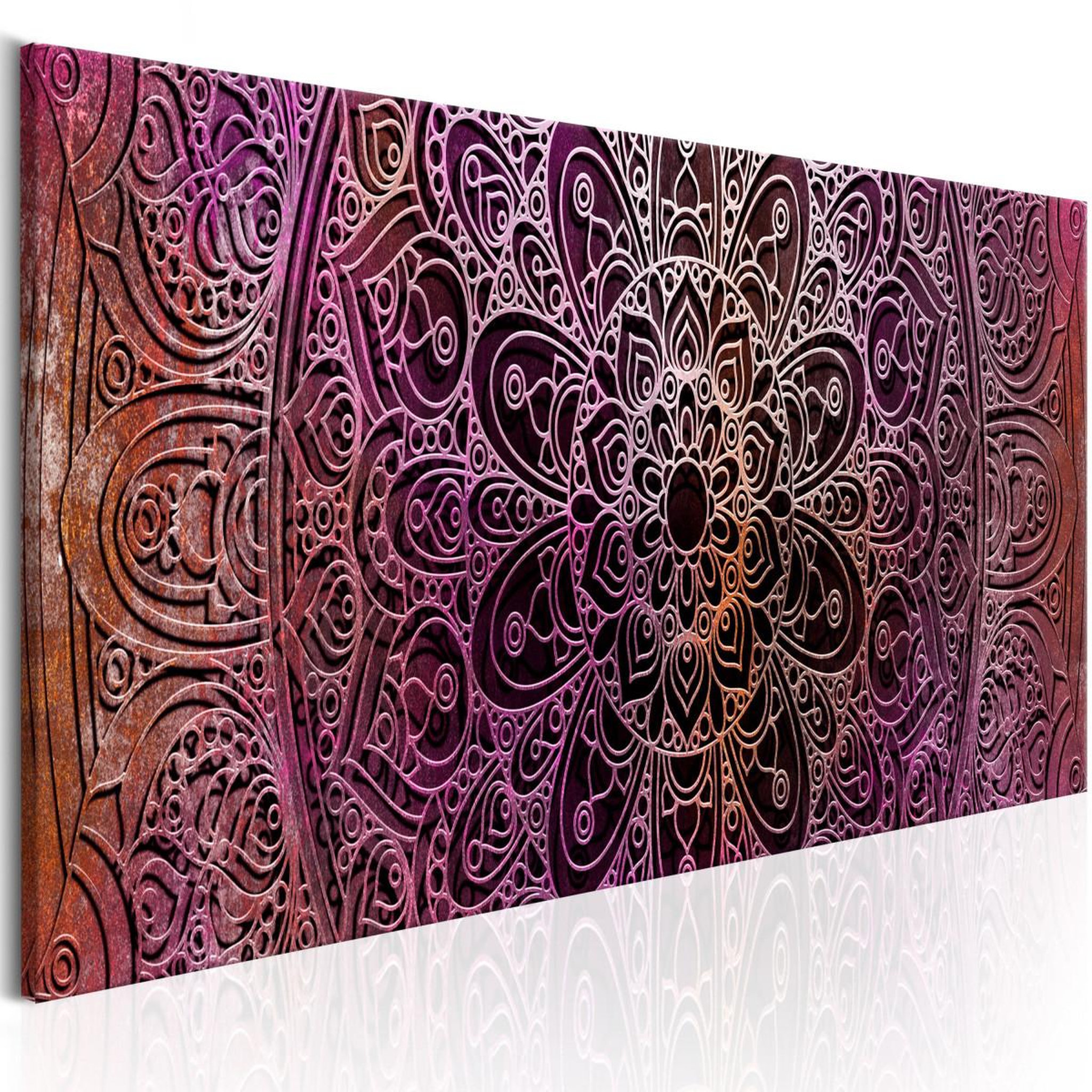 Voir la diapositive 1 : Paris Prix Tableau imprimé  mandala : amethyst energy