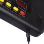 Voir la diapositive 4 : HOMCOM Cible jeu de flechettes électronique professionnel 243 jeux variés noir
