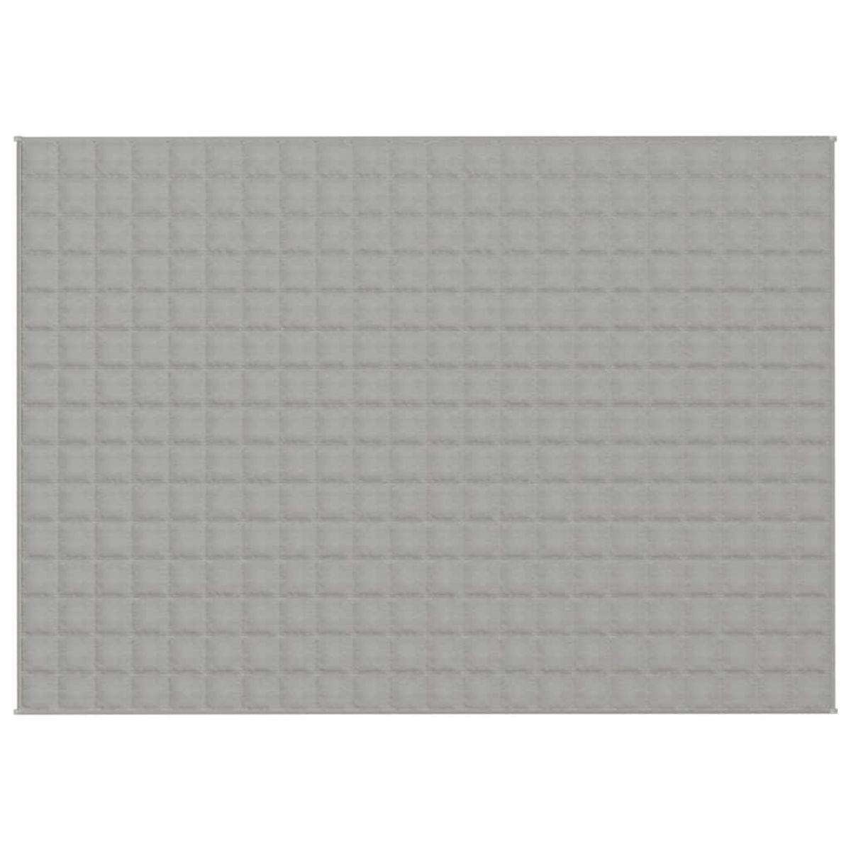 VIDAXL Couverture lestee Gris 155x220 cm 11 kg Tissu